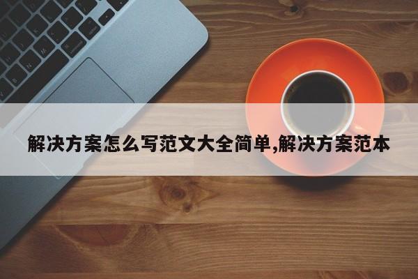 解决方案怎么写范文大全简单,解决方案范本