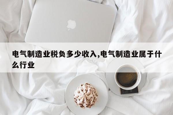 电气制造业税负多少收入,电气制造业属于什么行业